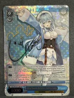 Signed Weiss Schwarz Hololive Vol.2 Lamy Yukihana Card HOL/W104-124SP SP FOIL - Image 1