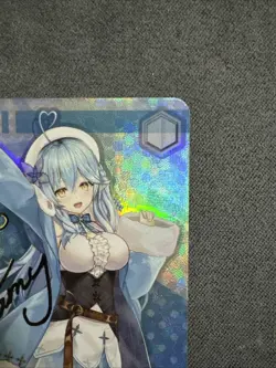 Signed Weiss Schwarz Hololive Vol.2 Lamy Yukihana Card HOL/W104-124SP SP FOIL - Image 2