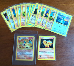 Pokemon TCG 1999 Base Set 18 Card Lot Unlimited Charizard / Shadowless Basic !! - Image 1