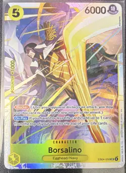 ONE PIECE Borsalino Eb04-058 SR Adventure On Kami’s Island OP15 ENG Pack Fresh - Image 1