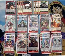 One Piece TCG OP14 Trafalgar Law Base Deck w/ 10 Don!!! English - Image 1