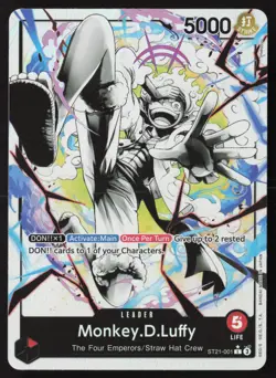 Monkey.D.Luffy Parallel ST21-001 One PieceStarter Deck EX: Gear 5 B - Image 1