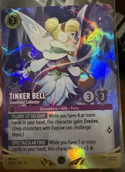 Lorcana Tinker Bell Promo Foil Snowflake Collector Set Championship Disney Promo - Image 1