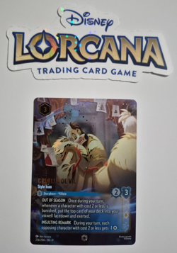 Disney Lorcana Fabled Enchanted Cruella De Vil Style Icon English Rare - Image 1