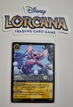 Disney Lorcana Winterspell Legendary Angel Experiment 624 Non Foil Rare - Image 1