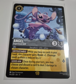 Disney Lorcana Winterspell Legendary Angel Experiment 624 Non Foil Rare - Image 2