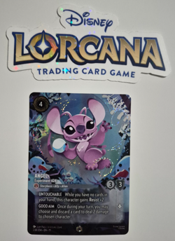 Disney Lorcana Winterspell Enchanted Angel Experiment 624 Stitch English Rare - Image 1