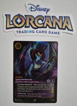 Disney Lorcana Whispers Enchanted Demona Scourge of the Wyvern Clan English Rare - Image 1