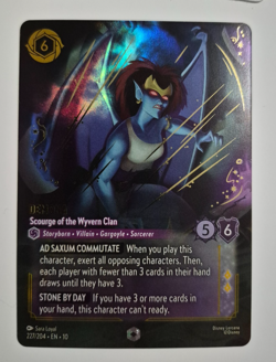 Disney Lorcana Whispers Enchanted Demona Scourge of the Wyvern Clan English Rare - Image 2