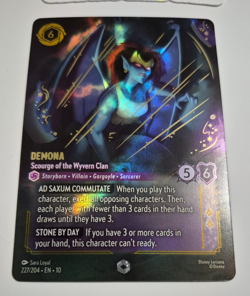 Disney Lorcana Whispers Enchanted Demona Scourge of the Wyvern Clan English Rare - Image 3