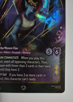 Disney Lorcana Whispers Enchanted Demona Scourge of the Wyvern Clan English Rare - Image 5