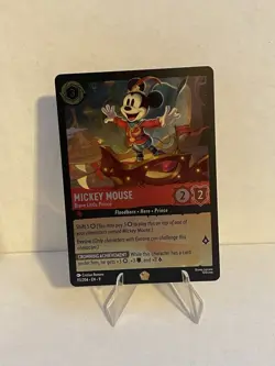 Lorcana Fabled Mickey Mouse 11/204 Brave Little Prince Legendary Rarity - Image 1