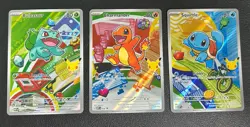Pokemon First Partner Illustration MEP Bulbasaur Charmander Squirtle 037 038 039 - Image 1