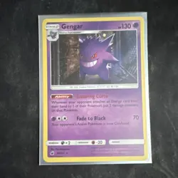 Pokemon Gengar SM-Crimson Invasion Holo Rare Stage 2 HP130 38/111 Card - Image 1