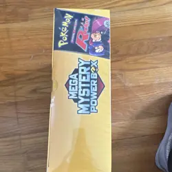 Pokemon Mega Mystery Power Box 5 Booster Packs, Oversized Cards, Bonus Items - Image 2
