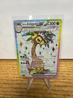 Pokemon TCG Alolan Exeggutor EX 225/191 Surging Sparks Ultra Rare Holo Card - Image 1