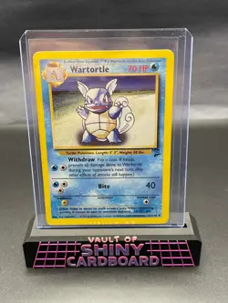 🐢 Wartortle 63/130 Base Set 2 Uncommon Vintage Pokemon Card 🐢 - Image 1