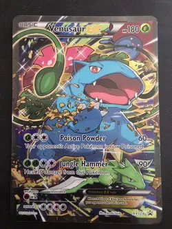 Pokemon TCG Venusaur EX XY Black Star Promos Holo Card XY123 - Image 1