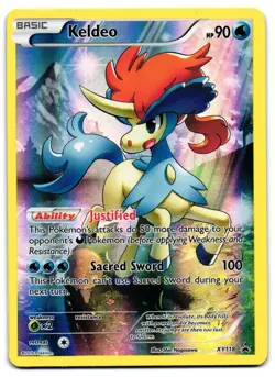 Keldeo XY118 - XY Black Star Promos Promo Pokemon TCG - LP Card - Image 1