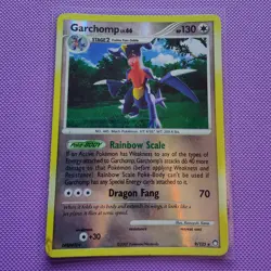 Pokemon TCG Garchomp Reverse Holo Card 9/123 Mysterious Treasures - Image 1