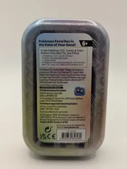 Finizen Scarlet & Violet Paldean Fates Tin, Sticker, Art Card - Pokemon TCG 2024 - Image 2