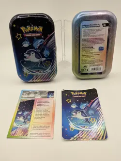 Finizen Scarlet & Violet Paldean Fates Tin, Sticker, Art Card - Pokemon TCG 2024 - Image 4
