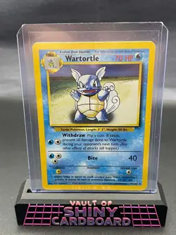🐢 Wartortle 42/102 Base Set Uncommon Vintage Pokemon Card 🐢 - Image 1