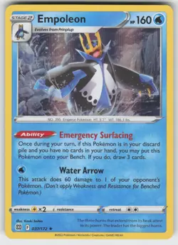 Empoleon (Cosmos Holo) Holo Rare Miscellaneous Cards & Products 037/172 Pokemon - Image 1