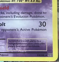 Evolutions 2016 Holo Rare Mew 53/108 XY LP+ English Pokemon Card TCG - Image 4