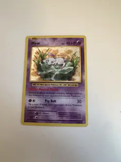 Evolutions 2016 Holo Rare Mew 53/108 XY LP+ English Pokemon Card TCG - Image 1