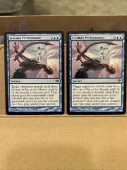2x MTG Telemin Performance - Conflux #035 Magic Up NM - Image 1