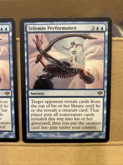 2x MTG Telemin Performance - Conflux #035 Magic Up NM - Image 3