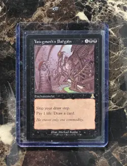 Magic: The Gathering Yawgmoth's Bargain Urza's Destiny MTG Regular Light Play - Image 1