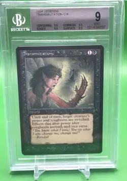 1994 MTG Legends - TRANSMUTATION - Graded BGS 9 Mint - Image 1
