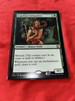 Magic: The Gathering Argothian Enchantress Eternal Masters Mythic Green #158 - Image 1