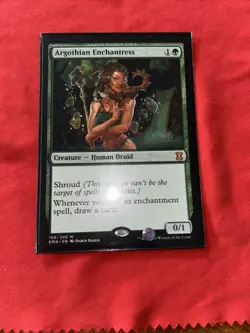 Magic: The Gathering Argothian Enchantress Eternal Masters Mythic Green #158 - Image 2