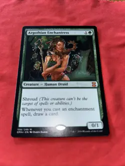 Magic: The Gathering Argothian Enchantress Eternal Masters Mythic Green #158 - Image 3