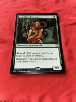 Magic: The Gathering Argothian Enchantress Eternal Masters Mythic Green #158 - Image 4