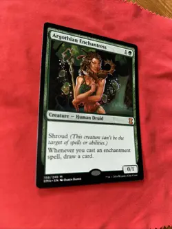 Magic: The Gathering Argothian Enchantress Eternal Masters Mythic Green #158 - Image 5