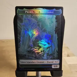 Primo, the Indivisible (0014) Manifest (0018) Token *FOIL* Duskmourn NM MTG - Image 1