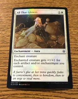 MTG All That Glitters Throne of Eldraine Regular FOIL MAGIC - Image 1