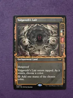 Valgavoth's Lair (Showcase) R Duskmourn: House of Horror 327 NM - Image 1