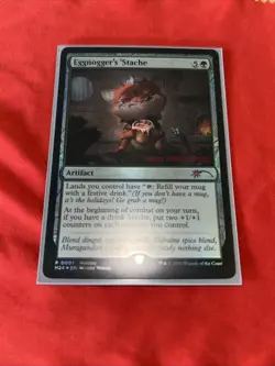 MTG Happy Holidays 2024 Eggnogger's Stache - Image 1