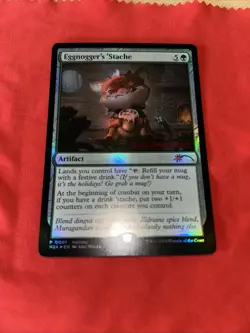MTG Happy Holidays 2024 Eggnogger's Stache - Image 2
