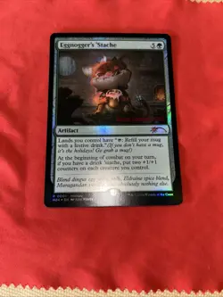 MTG Happy Holidays 2024 Eggnogger's Stache - Image 3