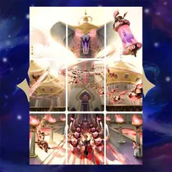 Regin of Jafar, Lorcana - 9 Card set Puzzle insert. 1 of 2. - Image 1