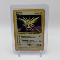 Zapdos NM 16/102 Unlimited Base Set Pokemon TCG Holo - Image 1