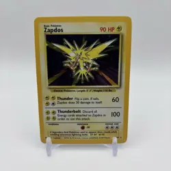 Zapdos NM 16/102 Unlimited Base Set Pokemon TCG Holo - Image 2