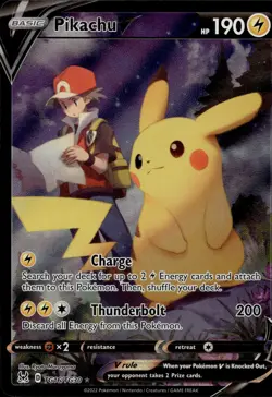 PIKACHU V TG16/TG30 HOLO V RARE LOST ORIGIN TRAINER GALLERY POKEMON NM/M - Image 1