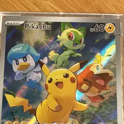 Pikachu - 027 Pokemon Paldea Evolved ETB Promo Card - Image 4